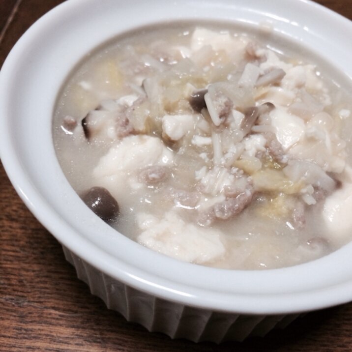 【離乳食 中期】野菜と挽肉の春雨スープ♡